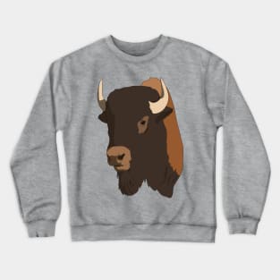 Bison Head Crewneck Sweatshirt